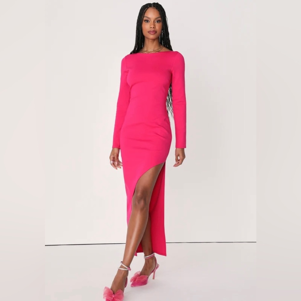 NWT Lulu’s hot pink dress, size small